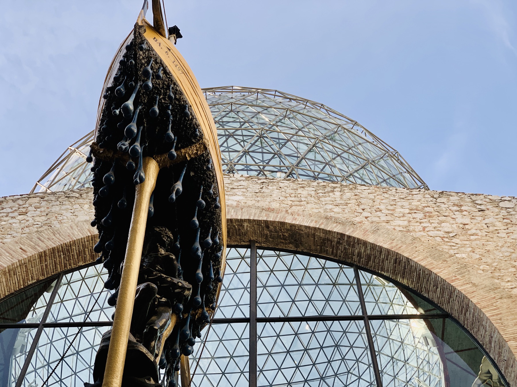 Dali museum dome and sculpture